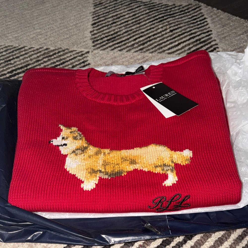 Ralph Lauren Corgi Sweater
